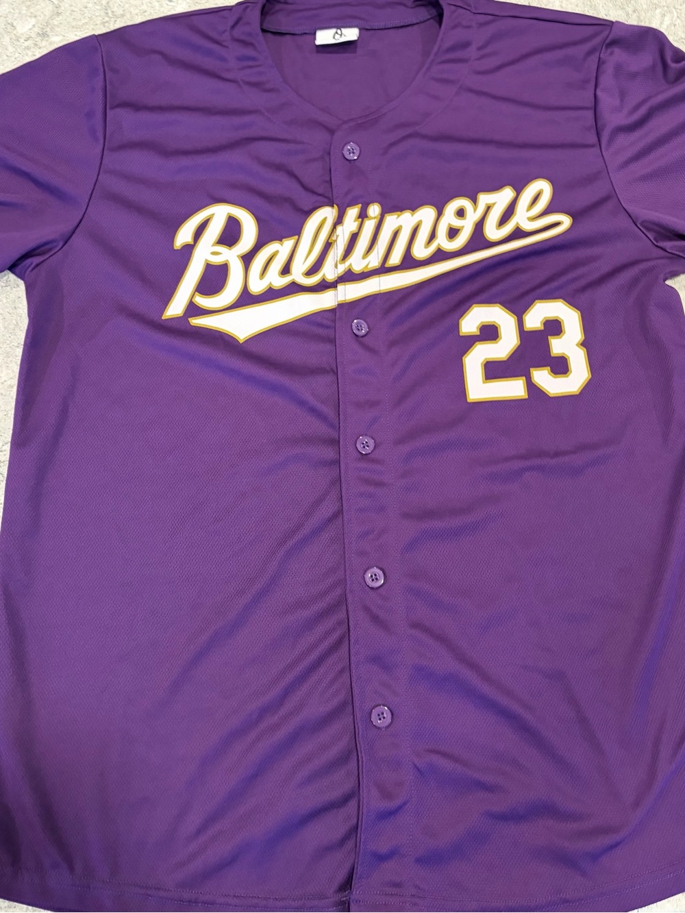 Baltimore Orioles SGA 2023 Purple Baseball Jersey-XL